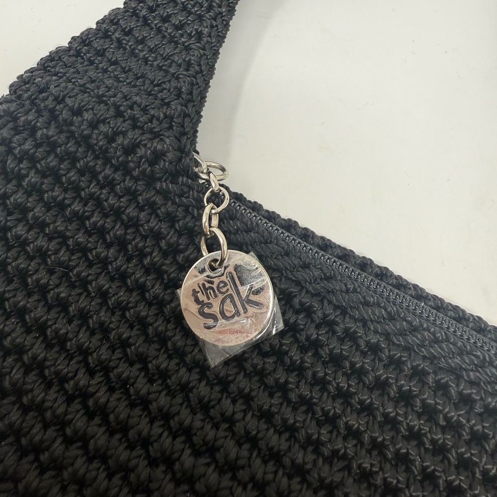 The Sak Black Crochet Crossbody Bag - Picture 8 of 11